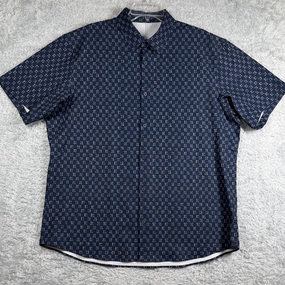 lululemon athletica Other - lululemon athletica Dark Blue Patterned Men's Shirt
